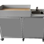 Grey Portable Diaper changing table