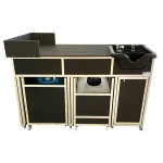 Large Monsam portable shampoo station in black