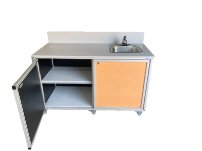 Demonstration Workstation with Extended Counter Top and Portable