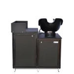 portable shampoo station all black