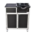 portable shampoo station in black