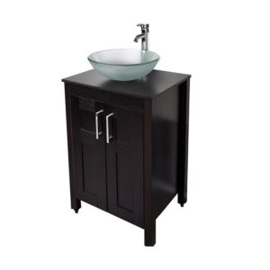 PSE-010W: Wood Cabinet Spa Portable Sink