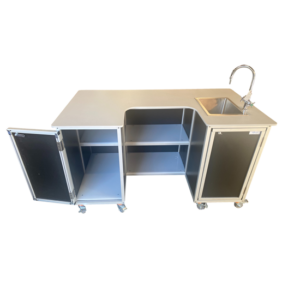 PSE-2049: Science Workstation Instructor’s Desk with Portable Self Contained Sink