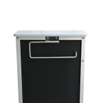 Paper towel roll holder on Monsam NS-009 portable sink