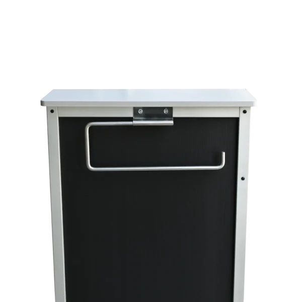 Paper towel roll holder on Monsam NS-009 portable sink