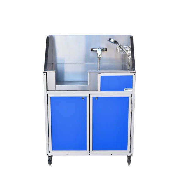 Monsam-PDWS-001_Blue Monsam portable sink for dog washing or industrial washing in blue