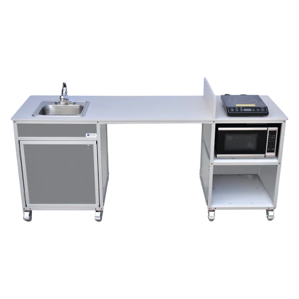Monsam-PK-2020-Gray-front Monsam wheelchair accessible portable kitchen with hot water sink