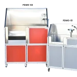 Monsam large and small portable dog washing stations size comparison