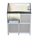 PDWS-02: Portable BIG Dog Washing Station with Sprayer in Gray