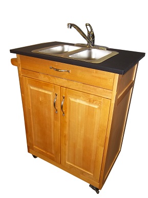 Double Compartment Self Contained Portable Sink Model Psw 009d